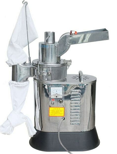 Automatic Continuous Hammer Mill Herb Grinder Pulverizer Machine 40kg