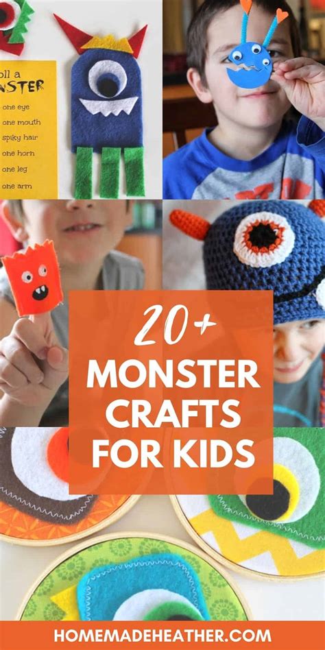 20+ Fun Monster Craft Ideas » Homemade Heather