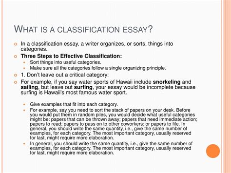 Ppt Classification Essay Powerpoint Presentation Free Download Id