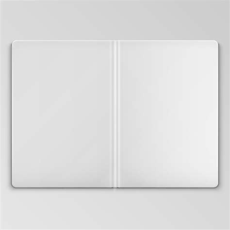 White Open Book Cover Template 3166834 Vector Art At Vecteezy