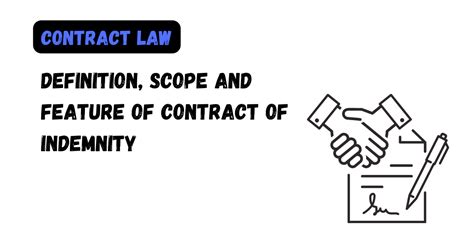 Definition Scope And Feature Of Contract Of Indemnity Law Aimers