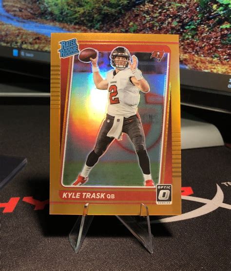 Panini Donruss Optic Kyle Trask Rated Rookie Orange Prizm