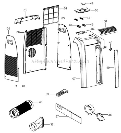 Delonghi Pacc120e Portable Air Conditioner Parts | Reviewmotors.co