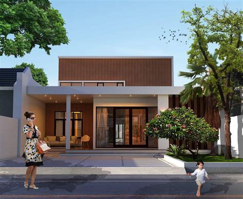 Gambar Rumah Minimalis 1 Lantai Tanpa Atap Desain Rumah Minimalis