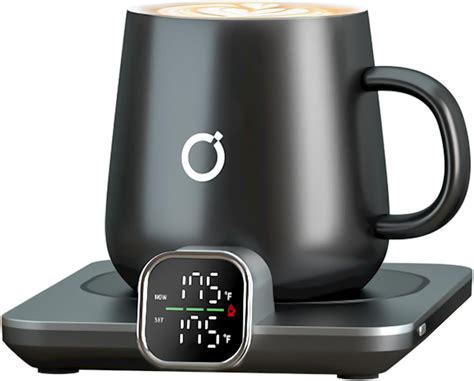 Ikago Smart Heated Coffee Mug Warmer Mug Set Heated Mug Warmer With