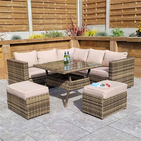 Rattan Garden Sofa Dining Set Online Cityofclovis Org