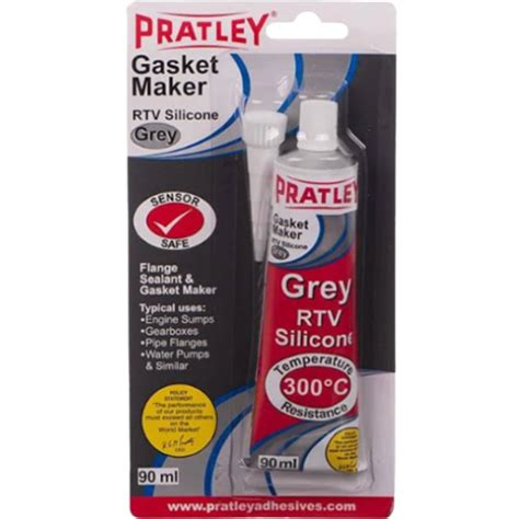 Pratley Gasket Maker RTV Grey Silicone 90ml J And G Holdings