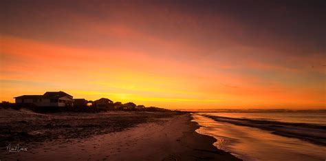 Morning on the beach in Oak Island, NC