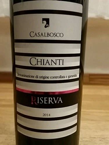 2014 Casalbosco Chianti Riserva Vivino US