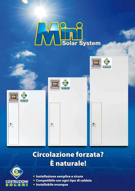 Costruzioni Solari Solar System Mini Pdf