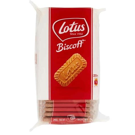 Lotus Biscoff Original Caramelised Single Biscuits 25 X 1 Biscuit