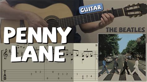 Penny Lane The Beatles Guitar Notation Tab Youtube