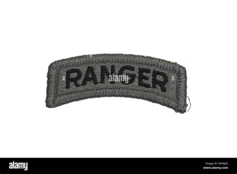 Us Army Ranger Badge Isolated Stock Photo Alamy
