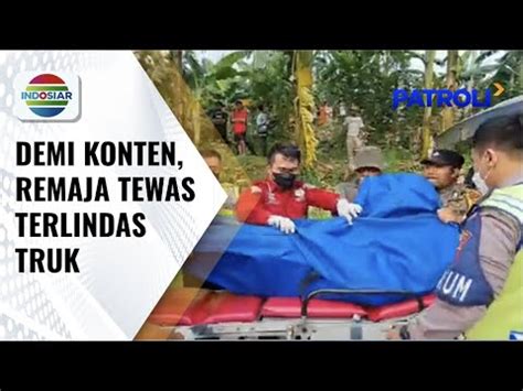 Remaja Tewas Terlindas Saat Bikin Konten Cegat Truk Ibu Menangis