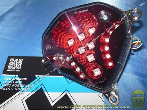 Piloto Trasero De Led Con Intermitentes Tnt Tuning Para Scooter Mbk