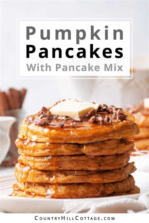 Pumpkin Pancakes With Pancake Mix