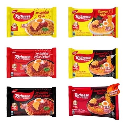 Jual Ready Langsung Kirim Mie Richeese Goreng Keju Ramen Mi Instan