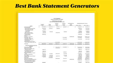 Best Bank Statement Generators With Guide Updf