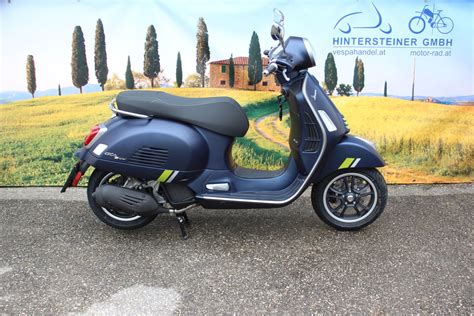 Vespa Gts Ie Super Tech Abs E My Blau Energico Matt A