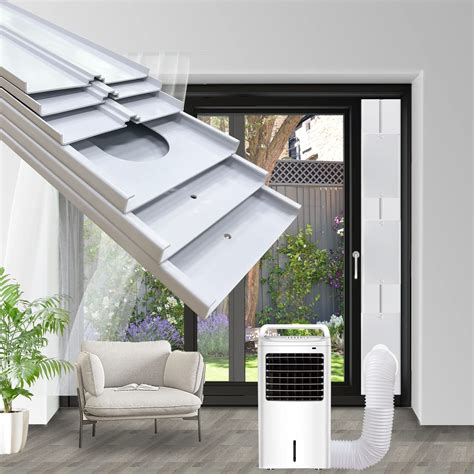 Buy NWESTUN Portable Air Conditioner Sliding Door Vent Kit Portable