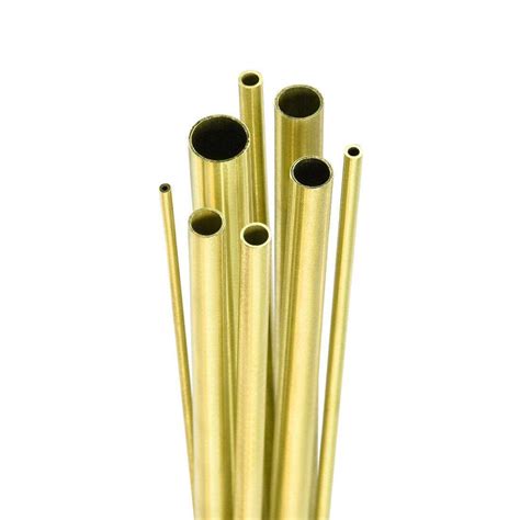 Uxcell Brass Round Tube Length Od Wall Thickness Pipe Tubing Hardwares Online Store