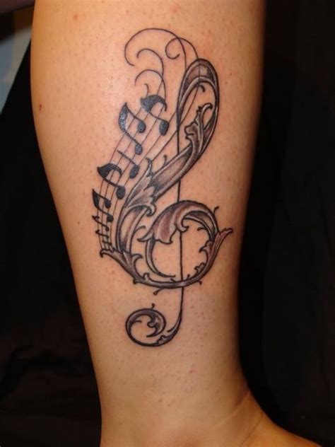 27 Melhor Ideia De Tattoos De Notas Musicais