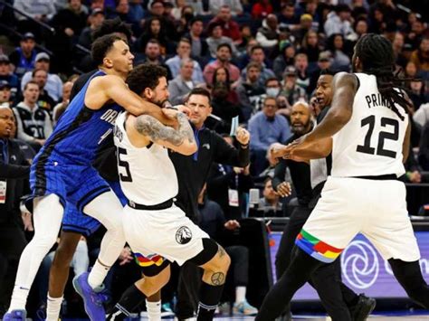 Escándalo En La Nba Cinco Expulsados En El Duelo Orlando Minnesota Por Una Bochornosa Pelea