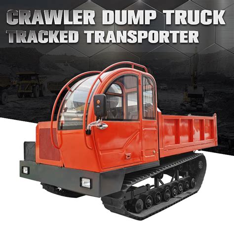 All Terrain Crawler Dumper 10 Ton Crawler Dump Truck Transporter Rubber