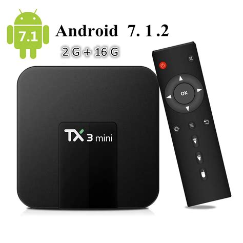 Tx3 Mini Tv Box S905w 2 4ghz Wifi Android 7 1 1g Ram 16gb Rom Support