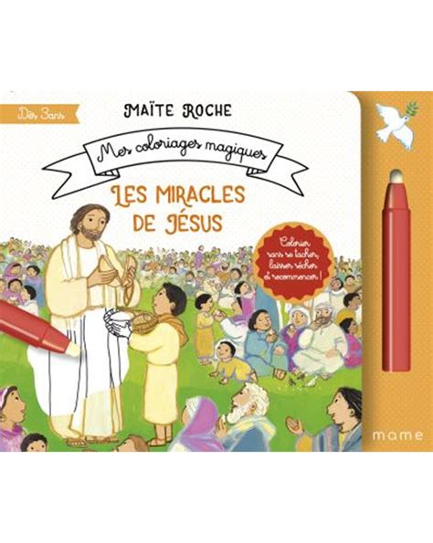 Mes coloriages magiques Les miracles de Jésus Catho Rétro