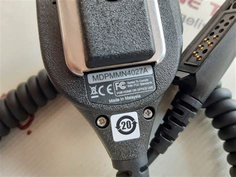 Motorola Mdpmmn4027A Remote Speaker Microphone – Aeliya Marine Tech