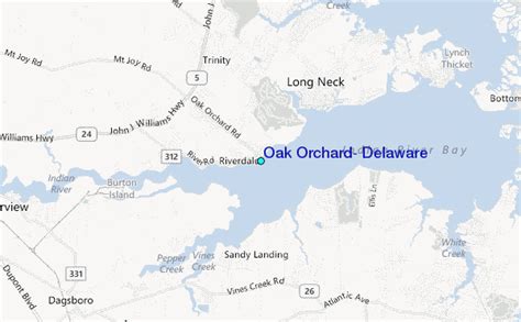 Oak Orchard Delaware Tide Station Location Guide