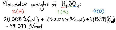 Molecular Weight - Stoichiometry - MCAT Content