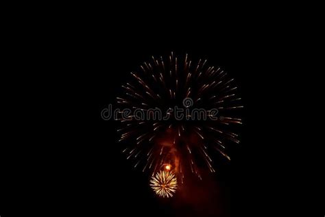 Fireworks in the night sky stock photo. Image of fourth - 39742002