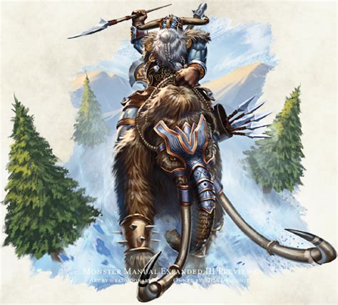 Art Mme Iii Art Previews The Frost Giant Mammoth Rider Rdnd