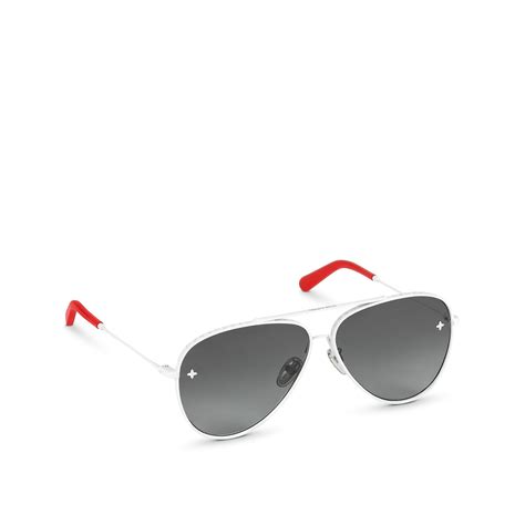 Louis Vuitton The Lv Pilot Sunglasses In Red Women Accessories Z1637u 9200