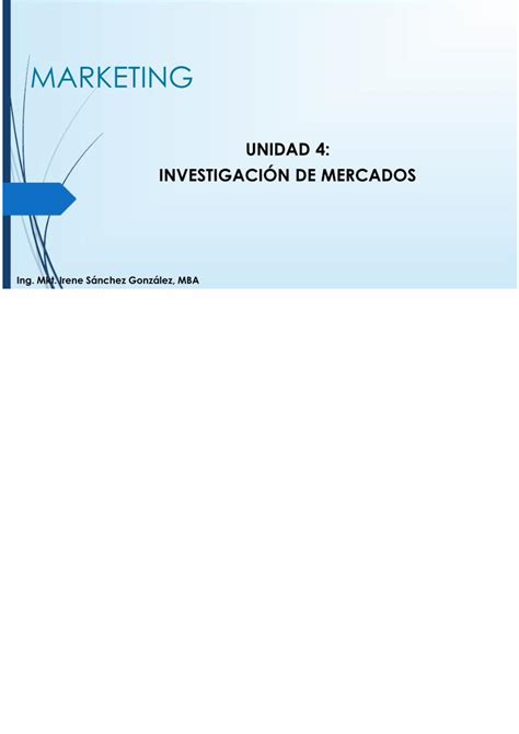 Pdf Unidad Investigaci N De Mercados Dokumen Tips