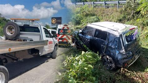 Salió Ilesa De Un Aparatoso Accidente En La Carretera Playa Del Carmen