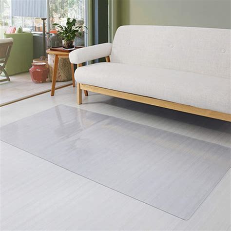 Pvc Transparent Tapis Tapis Prot Ge Sol Sol Dur Anti D Rapant Plastique