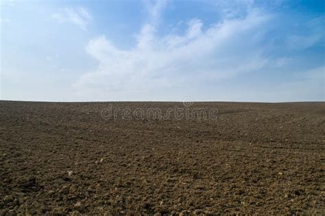 Apra Il Terreno Coltivabile Della Sporcizia Fotografia Stock