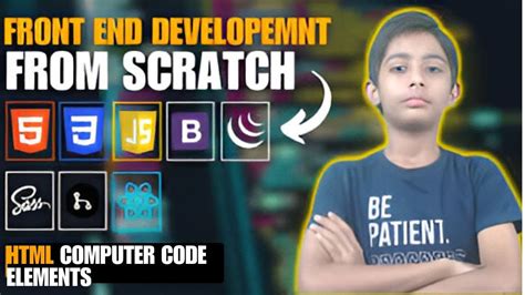 HTML COMPUTER CODE ELEMENTS Frontend Web Development Full Course From