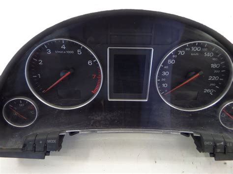 Audi A Instrument Cluster Speedo Gauges Oem E N Kph Kms