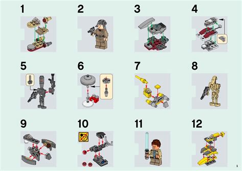 Are There Instructions For The Lego Star Wars Advent Calendar