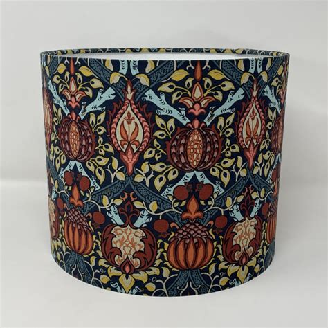 William Morris Granada Drum Lampshade Fait Par Moi