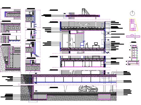 Detalle De Mampara En Dwg Kb Librer A Cad