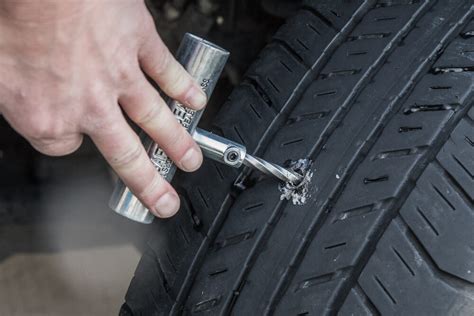 How To Fix A Slow Leaking Tire With A Tire Repair Kit Step By Step Repair