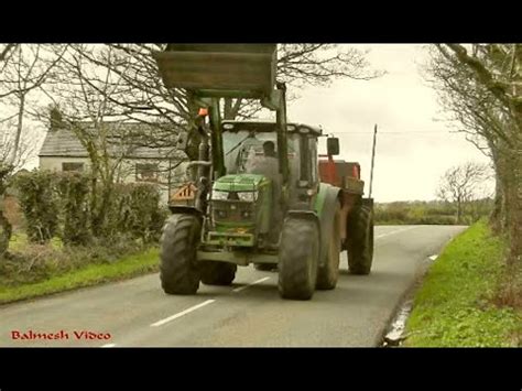 John Deere Going Muck Spreading Plus Early Lambs Youtube