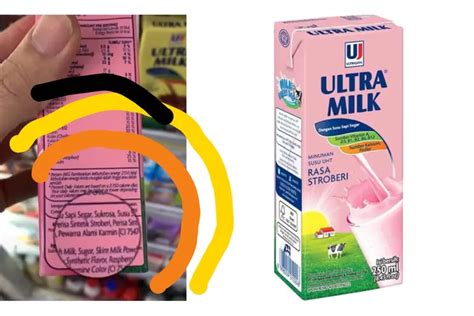 Benarkah Susu UHT Ultra Milk Rasa Stroberi Memakai Kutu Untuk Pewarna