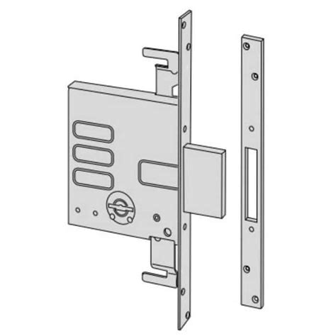 Serratura Meccanica Da Infilare A Doppia Mappa A 4 Mandate Cisa