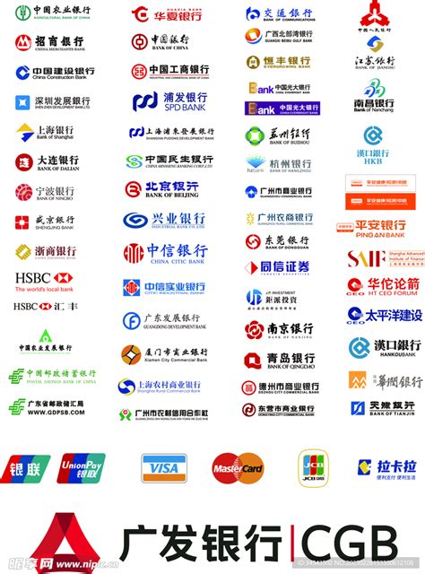 各大银行logo设计图 公共标识标志 标志图标 设计图库 昵图网